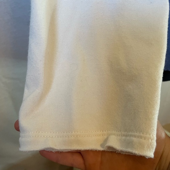 Size XL Terry Cloth LuLaRoe Blue/White Crewneck Sweatshirt B1 - Picture 4 of 6